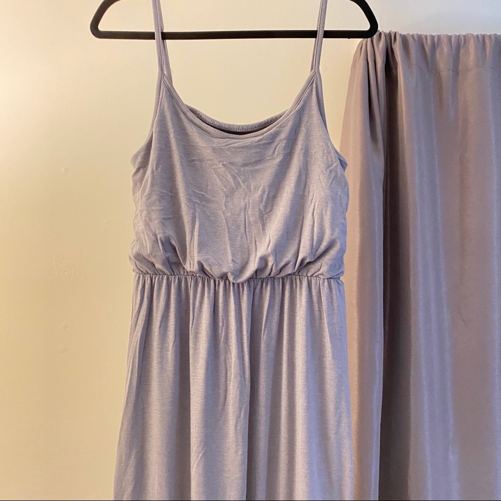 Gray Maxi Dress
